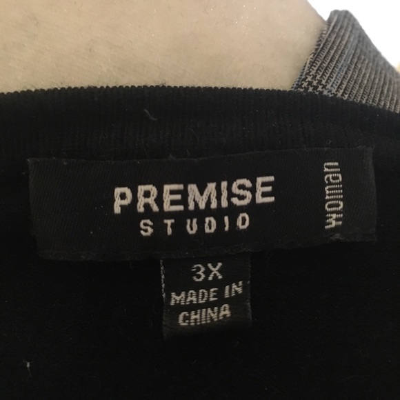 Black Cardigan with Pearl Buttons - Picture 2 of 2